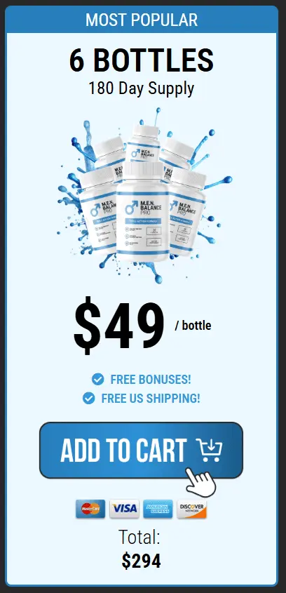 men balance pro 6 bottles price